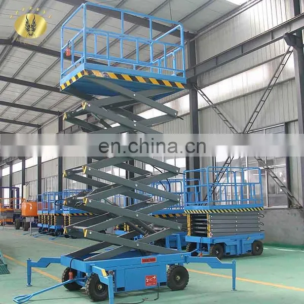 7LSJY Jinan SevenLift Manlift Jlg 14 Met 150kg Manual Hydraulic Lifting Table for Truck photo-2