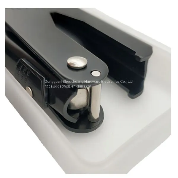 Black Stainless Steel China Leather Embossing Stamp For Office