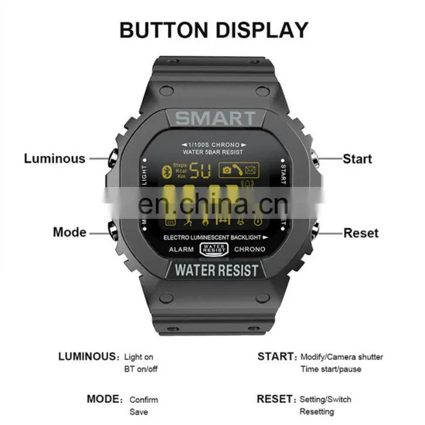 MK22 Waterproof Ip68 Outdoor Sports Bluetooth Information Push Smart Watch Smart Watch photo-7