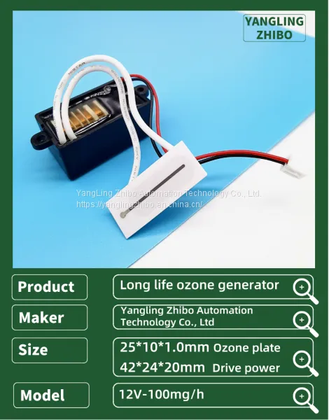 12V-100mg Ozone Generator 37*15mm Ozone Plate Air Purification and Disinfection photo-4