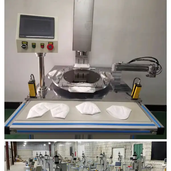Folding Mask Machine Price With Effective Protection Cup Mask Machine photo-2