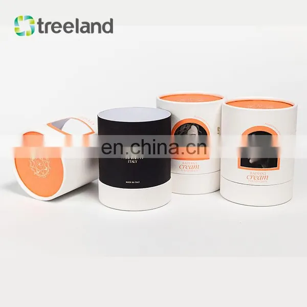 High Quality Cosmetics Packaging Customized Round Paper Tube Recyclable Box photo-4