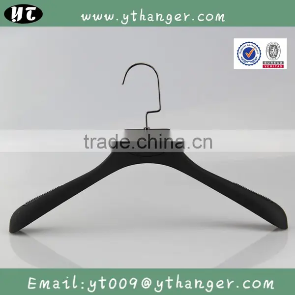 HA6984 White Nonslip Rubber Coated Hanger Plastic Shirts Hanger photo-6