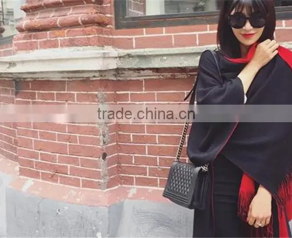 2016 Ladies Women Fashion Woven Poncho photo-3