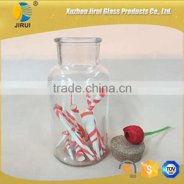 600ml Clear Glass Wishing Bottle With Wishing Stars photo-3
