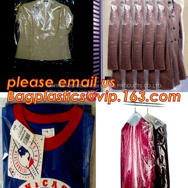 Perforated Clear Plastic Garment Cover on Roll,disposable Plastic Garment Bags in Dry Cleaner,Suit Dress Garment Bag for photo-3