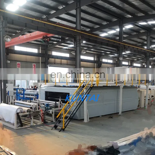 Glass Fiber Hot Press Automatic Flatbed Laminating Machine for Carbon Fiber Double Belts Aerogel Blanket photo-3