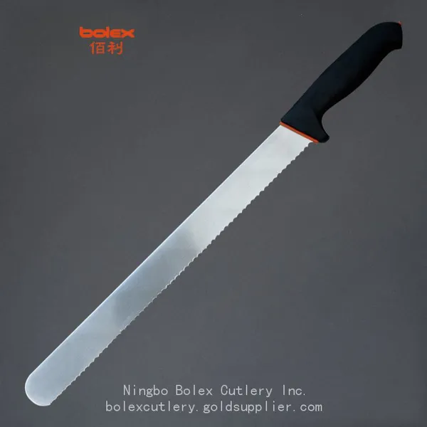 China Bakery Pastry Cake Bread Pizza Knives Tools Supplies Serrated Slicer Knife Dough Cutters by Bolex China photo-3