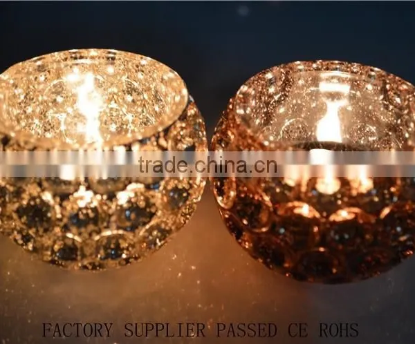 Online Shiny Gold Crystal Glass Candle Holders for Bar Deco Wedding Centerpieces Quality Choice photo-3