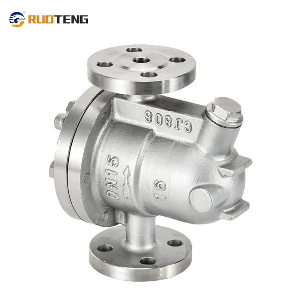 [Ruoteng] Stainless Steel CF8 Flanged Steam Trap Free Float Ball Condensate Bucket Steam Trap photo-5