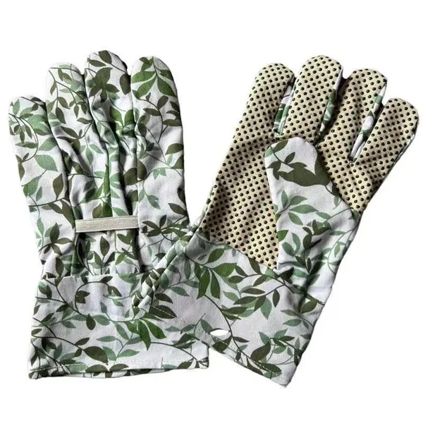 Cotton Garden Glove Gardening Glove Breathable Anti Puncture Wear Resistant Garden Glove