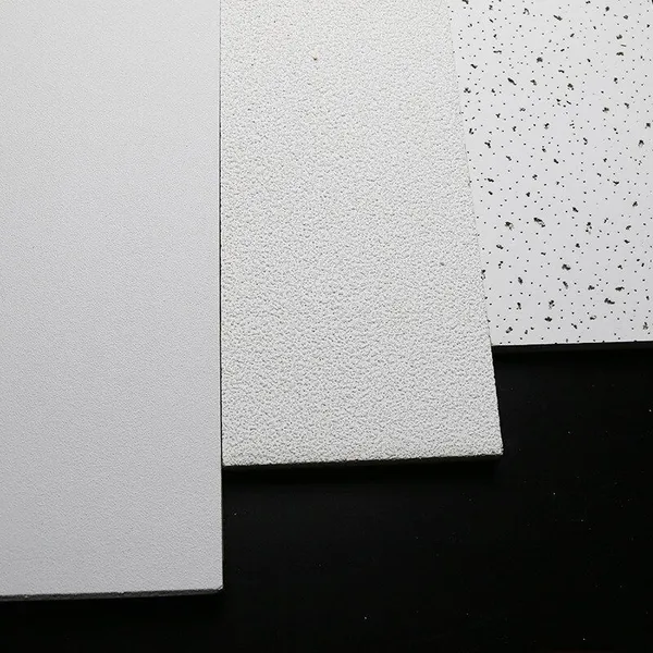 White Mineral Fiber Board/Acoustic Suspended Mineral Fiber Ceiling Tiles for Interior Decoration