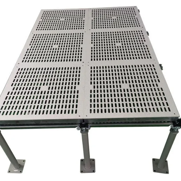Aluminum Alloy Anti-Static Ventilated Floor Panel 600x600x55mm for Cleanroom Raised Access Floor System ( Uniform Load 1800kg) photo-5