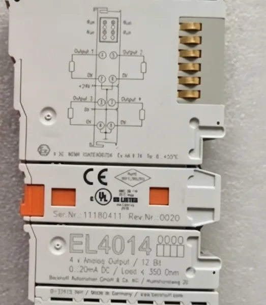 BECKHOFF EL4014 EtherCAT Terminal 4-Channel Analog Output Module 0-10V 12-Bit Industrial Automation I/O Terminal photo-3