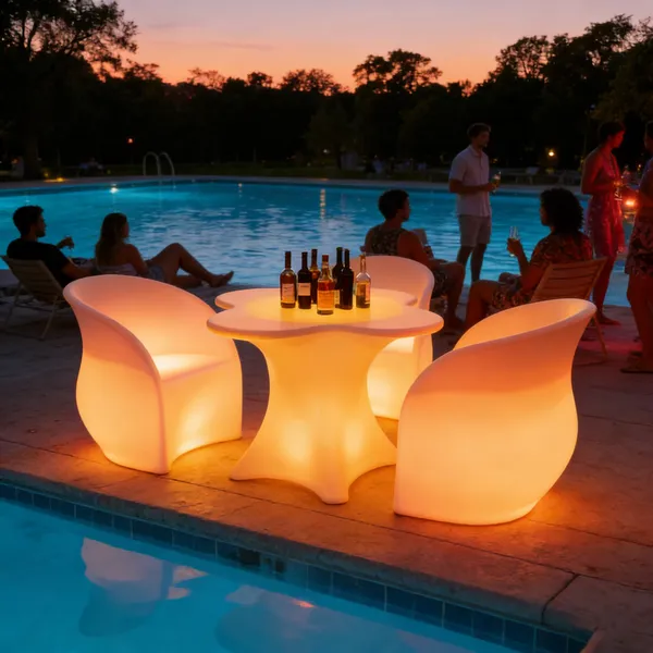 New Arrival Fast Food Ktv Night Club Booth Led Bar Counter Table Black Sofa for Bar Lounge Nightclub Furniture photo-3