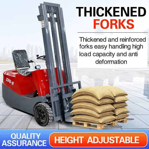 China's New Narrow Aisle Mini Hydraulic Stacker Forklift Pallet Stacker 0.5-2 Ton Electric Lead-Acid Battery Solid Tire Electric photo-3