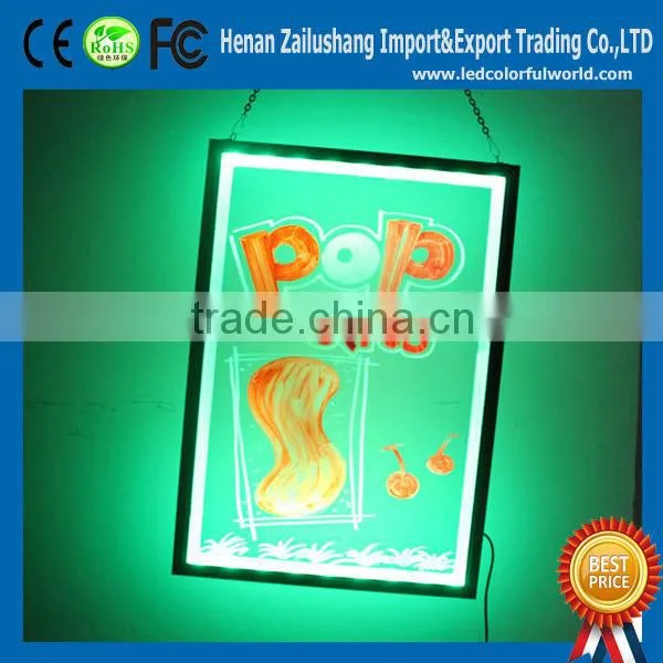 HOT Ultra-thin LED Transparent Street ad Signs