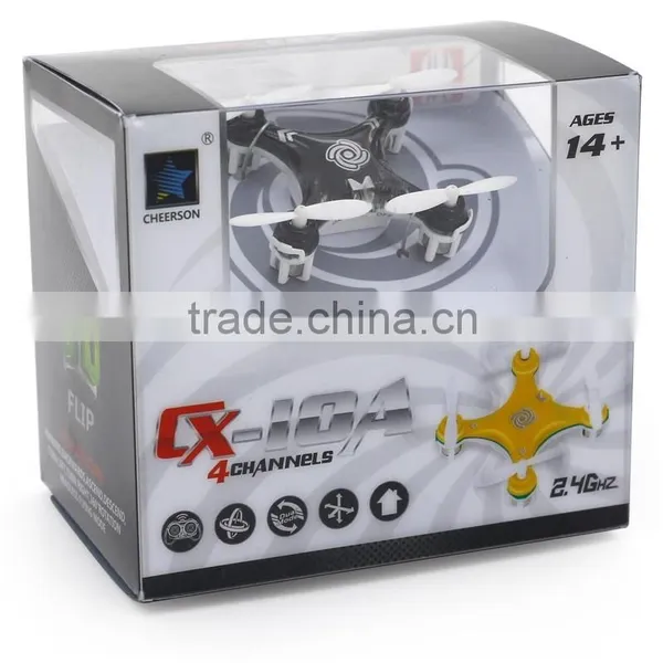 New Hot Product 2.4G 4 CH 6-Axis Gyro Headless 3D Flip Helicopter Mini rc Quadcopter With Light CX-10A photo-6