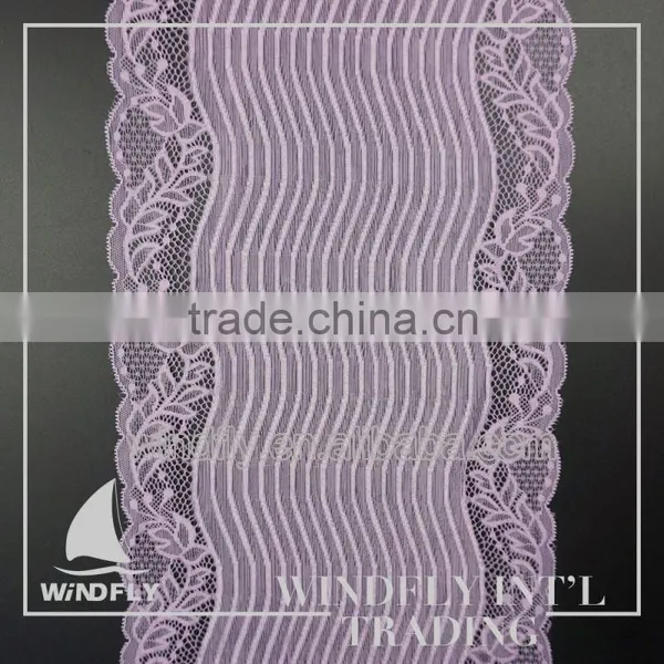 Best Price Free Sample Machine Knitted Pink Lace Trim