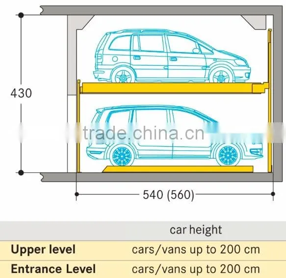 Mechanical Combilift 1-3levels Car Parking System photo-5