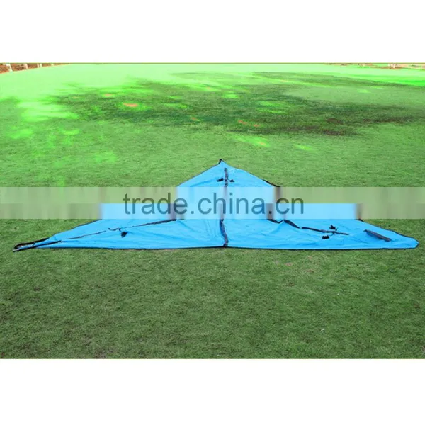 Double Layer 3-4 Person Triangle Sport Emergency Shelter Folder Largest Camping Tent photo-3