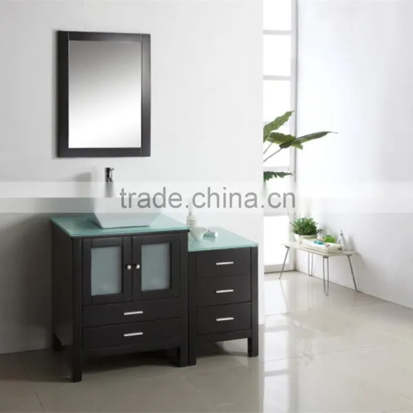 Contemporary Bathroom Design Solid Wood Cabinet X054 photo-4