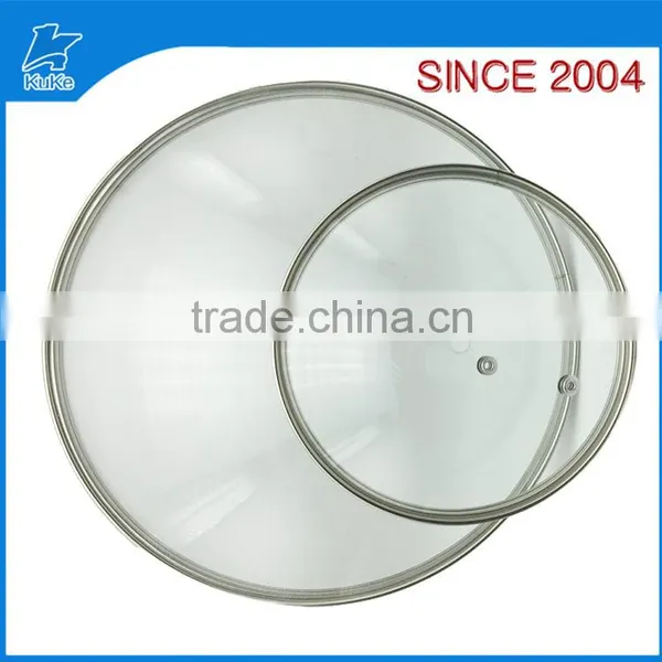 Round Glass Lid for Pot With Steam Hole photo-3