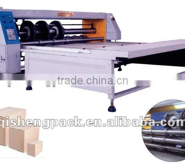 Automatic Slotting Corrugated Cardboard Carton Box Making Machine