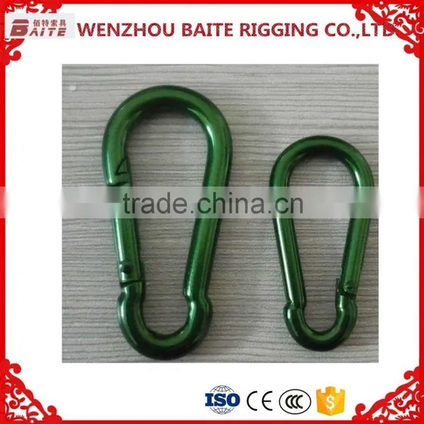 Wholesale Mini Carabiner Aluminum Hook ,Outdoor Embossed D Shaped Carabiner Bit Aluminum Snap Hook,Colorful Aluminum Hook photo-6