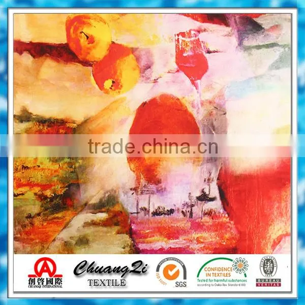 Chinese Manufacturer 100% Rayon Nice Design Printed Fabric photo-2