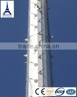 High Quality Hot Dip Galvanized Octagonal Steel Pole photo-4