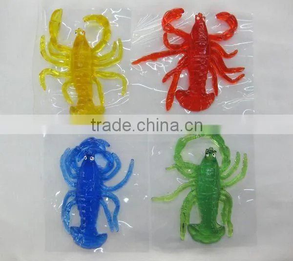 Novelty Funny Stretchy&Sticky Shrimple Toy