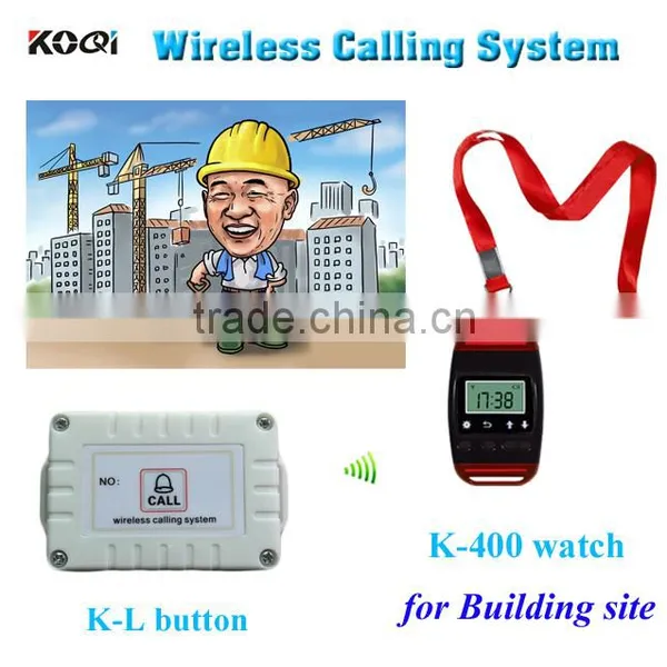 elevator call buttons for construction site with wireless electronic