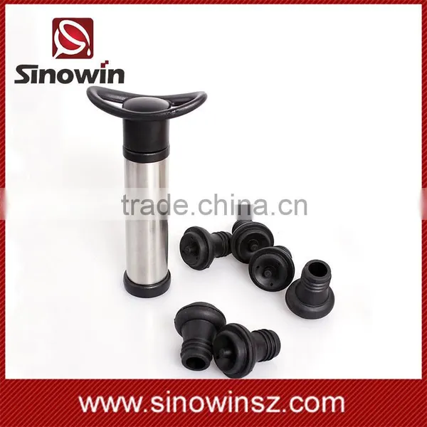 Stainless Steel Wine Saver Pump Vacuum Wine Stopper photo-5