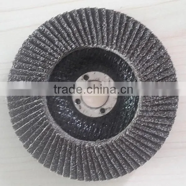 R.j No.A01-02A 4" 4.5" 5" 6" 7" Deburring Removing Rust Trimming of Weld Joints Aluminium Oxide Abrasive Fibreglass FLAP DISC photo-2