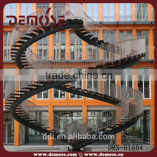 Tread India Spiral Railing Metal Outdoor Stairs photo-5