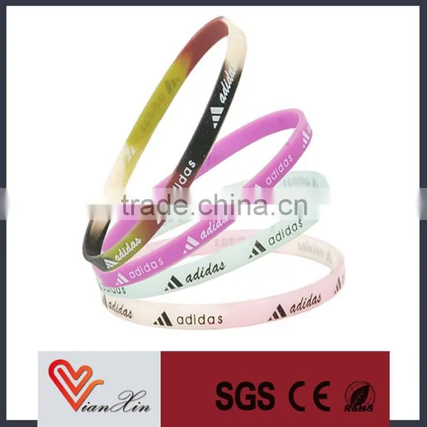 Promotional Bulk Cheap no Minimum Free Shipping Custom Silicone Wristband photo-6