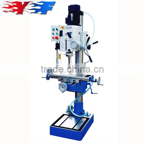 Column Vertical Drilling Milling Machine Cutting ZX40H photo-2