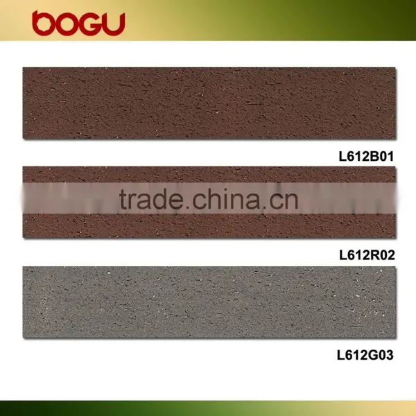 a Rough Surface Floor Tile Red Clay Brick Look Flooring photo-4