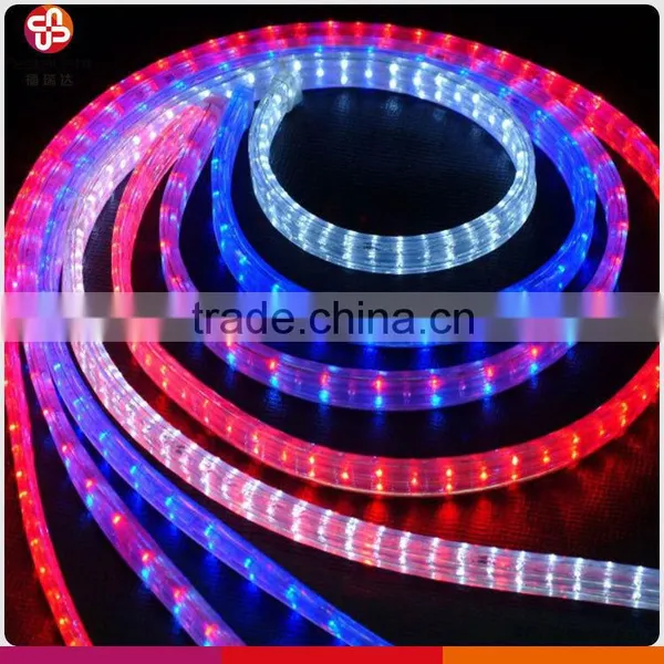 Sichuan Festalight Round Water Proof 3/8 Inch Plastic White Flat Led Rope Light Flexible Led Strip Light 220v With ce Rohs ul photo-2