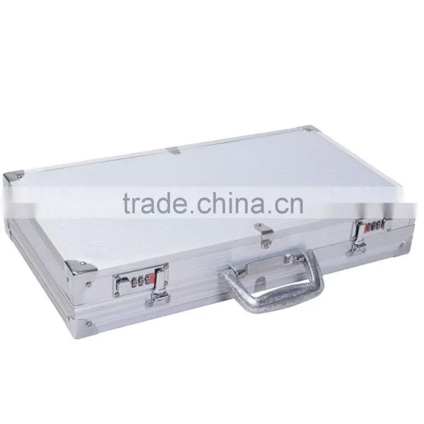 18.5" Aluminum Framed Locking Gun Pistol HandGun Lock Box Hard Storage Carry Case photo-2