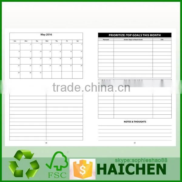 Paper Board Printing Cover Spiral Notebook photo-3