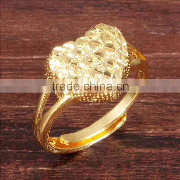 Brass Jewellery Women Heart 2016 Fashion Adjustable Metal Rings photo-2