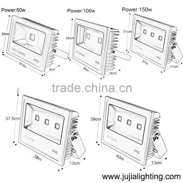 Outdoor High Lumen Ip65 200 Watt LED Flood Llight 200W photo-6