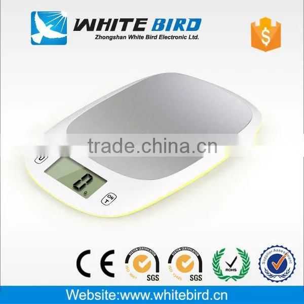 Slim Stainless Steel Platform Electronic Digital Kitchen Scale Quality Choice photo-3
