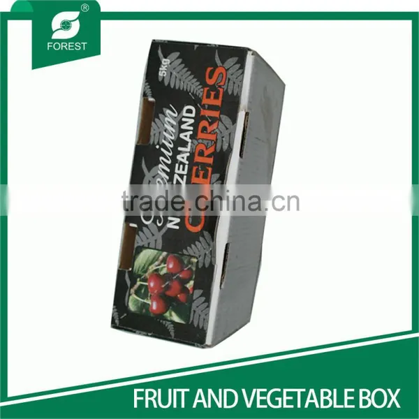 WAX-COATED CORRUGATED BOX FRESH FRUITS CARTON BOXES WITH LID photo-3