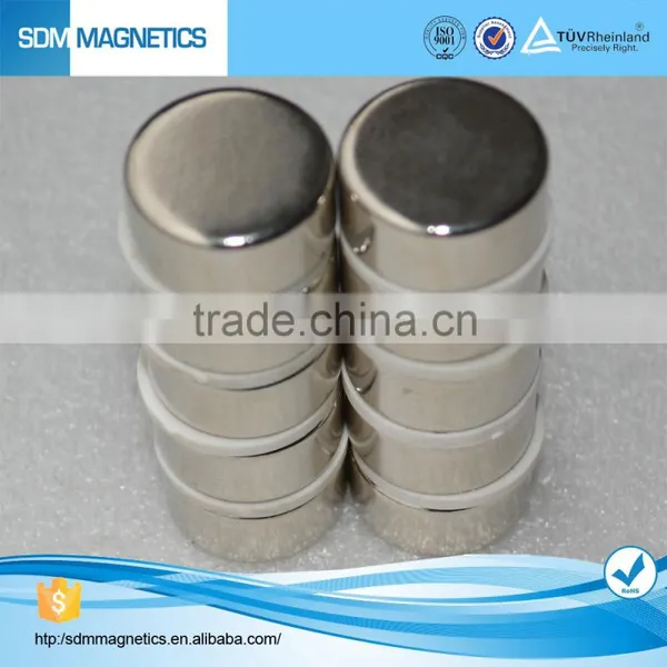 Custom Shape N35-N52 Block Sintered Neodymium Cylinder Magnet photo-3