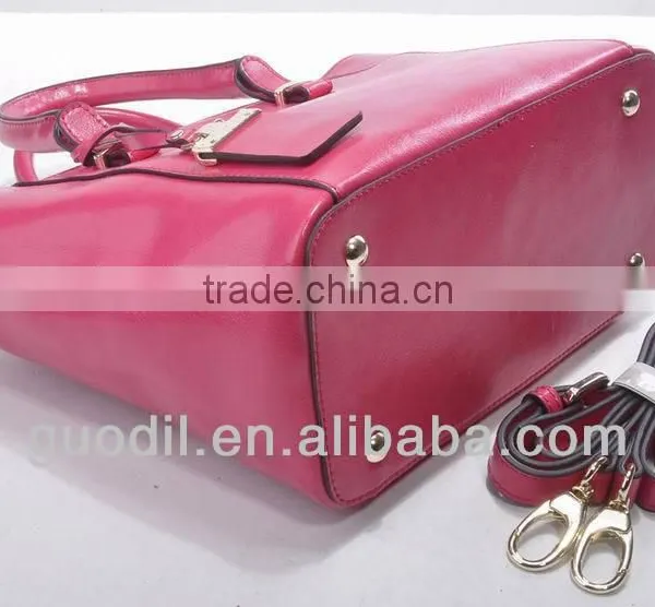 Shiny Smooth Leather Bag 2014 Latest Design Bags Woman's Handbags photo-3