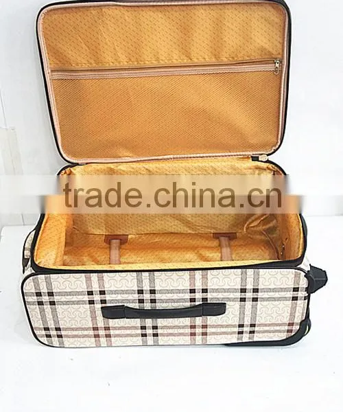 Most Popular For Girls Square Strip PU Leather Material Luggage Case photo-5