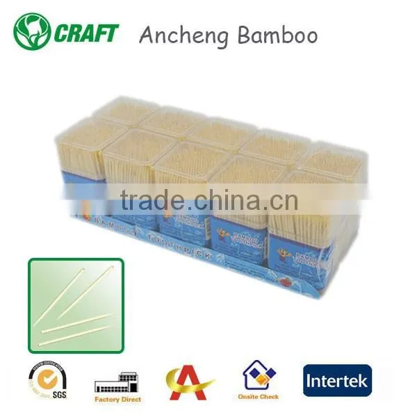 Good Quality 2.0x65mm Toothpick Bamboo Appetizer for Sale photo-4